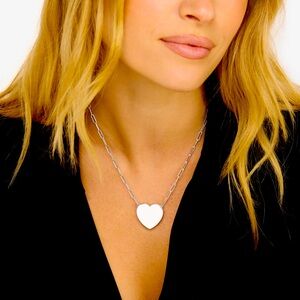 NWT MELINDA MARIA Limited Edition Heart Necklace